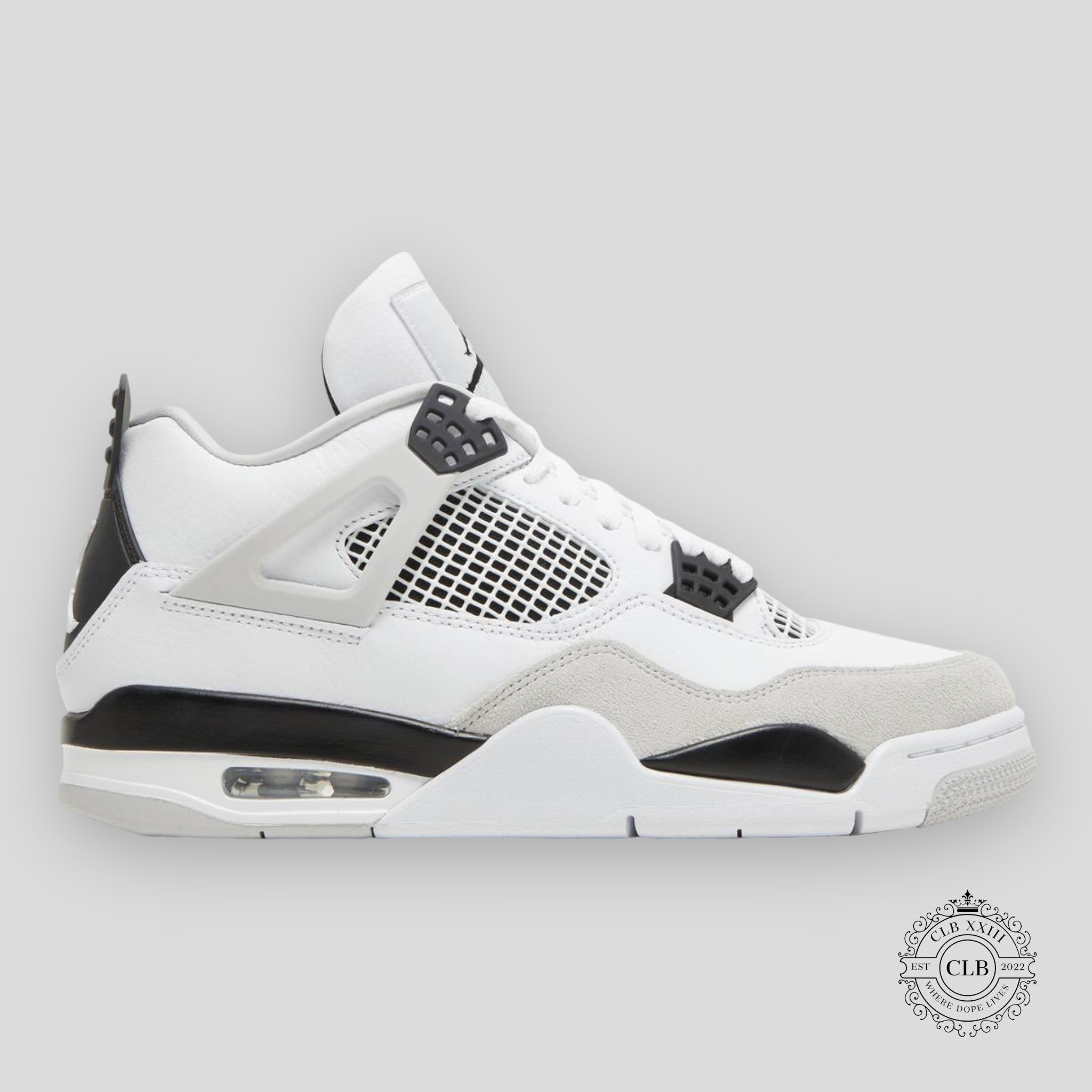 AIR JORDAN 4 RETRO "MILITARY BLACK"