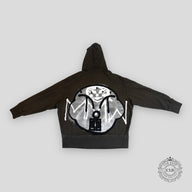GIVENCHY CHITO OVERSIZED HOODIE - ARMY GREEN