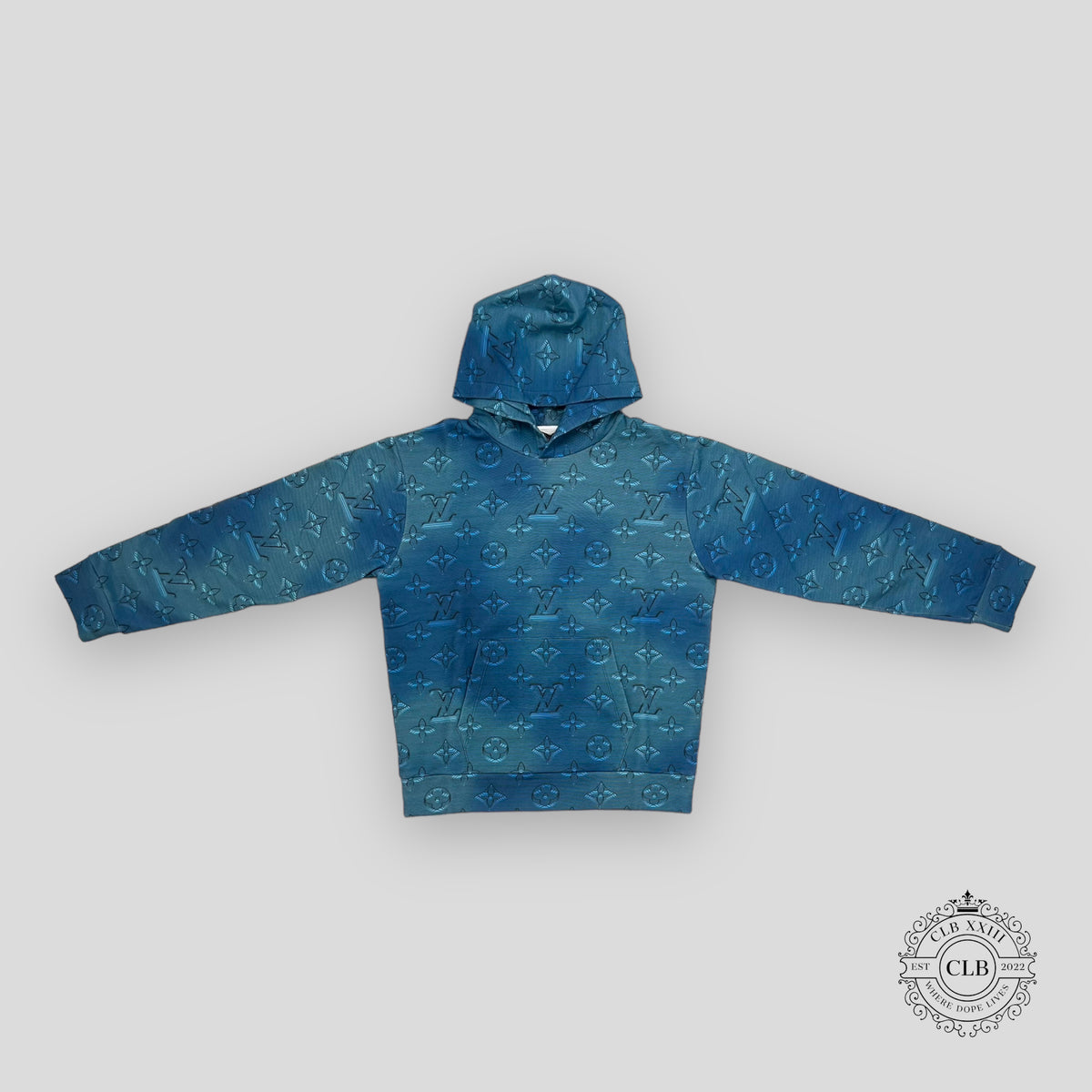 Louis Vuitton 3D Monogram Hoodie in Blue