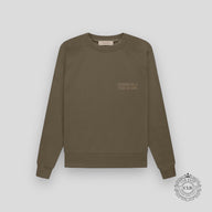 FEAR OF GOD ESSENTIALS CREWNECK FW22 WOOD