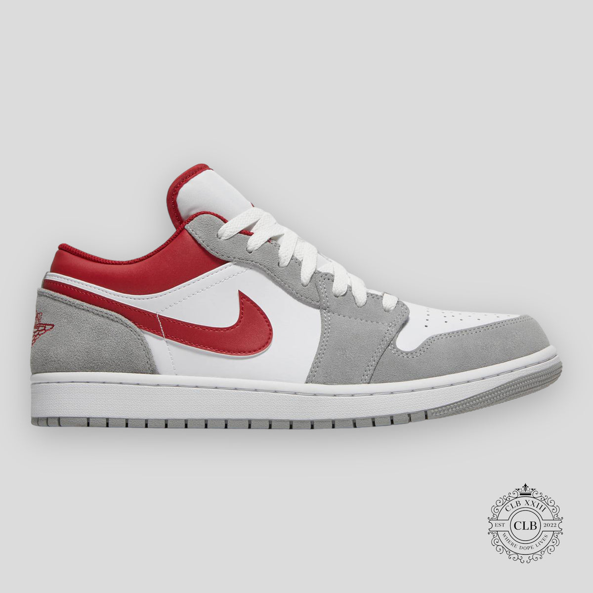 AIR JORDAN 1 LOW "LIGHT SMOKE GREY"