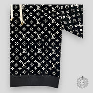 Louis Vuitton Monogram Toweling Hoodie in Black