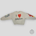 KIDS SEE GHOSTS FREEEE CREWNECK SWEATSHIRT - GHOST