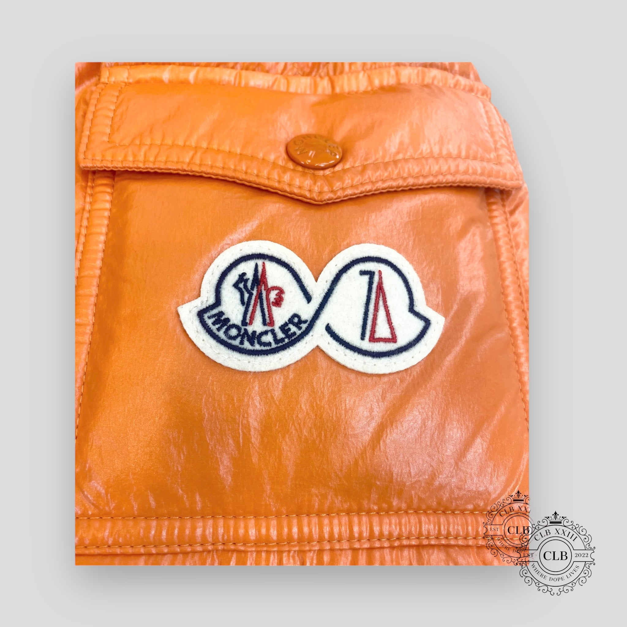 MONCLER MAYA 70 PUFFER COAT - ORANGE