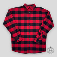 PALM ANGELS CLASSIC LOGO OVERSHIRT - RED/BLACK