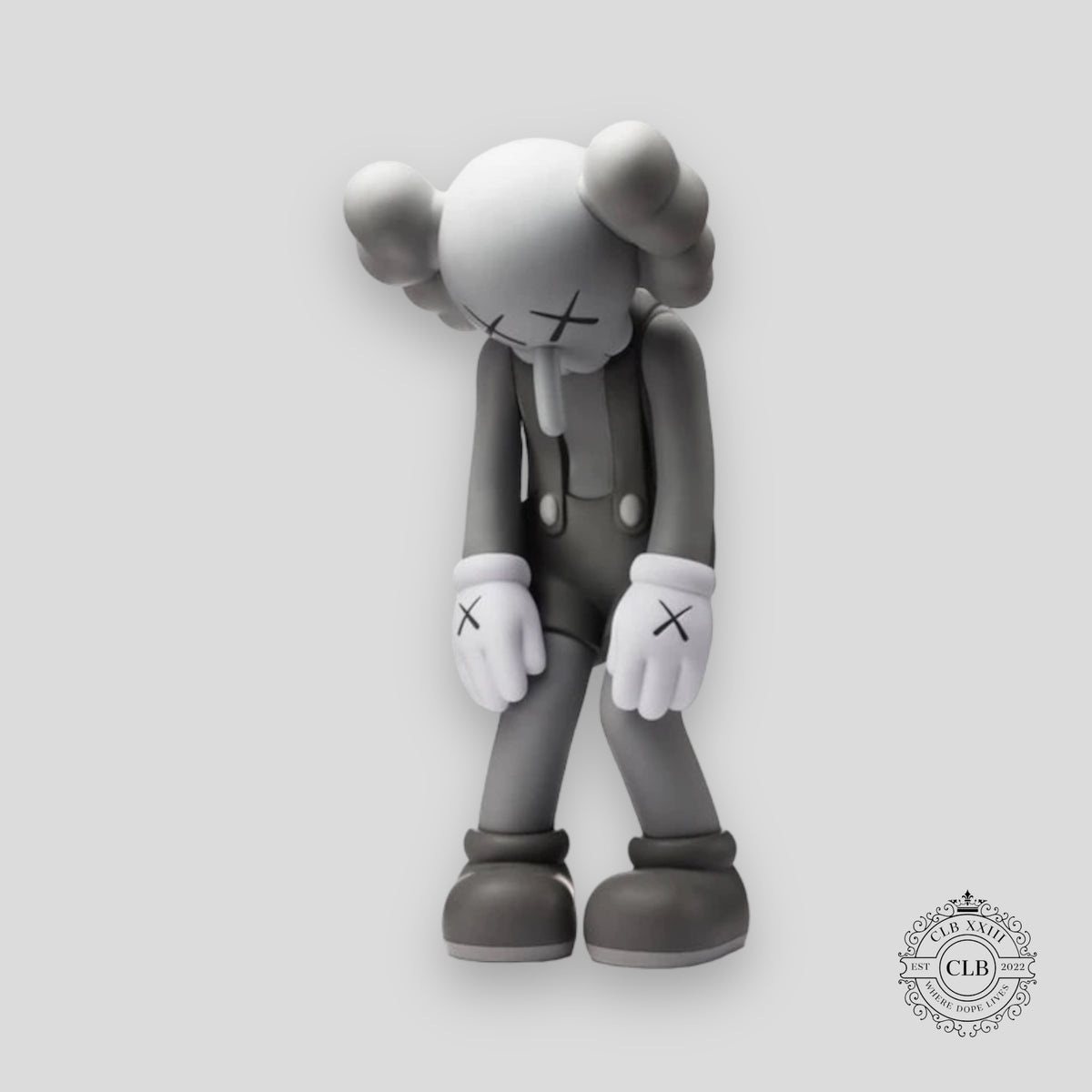 KAWS VINYL FIGURE "SMALL LIE - GREY"