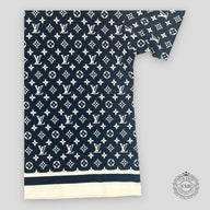 Louis Vuitton Stripe Accent Monogram T-Shirt - Dark Navy