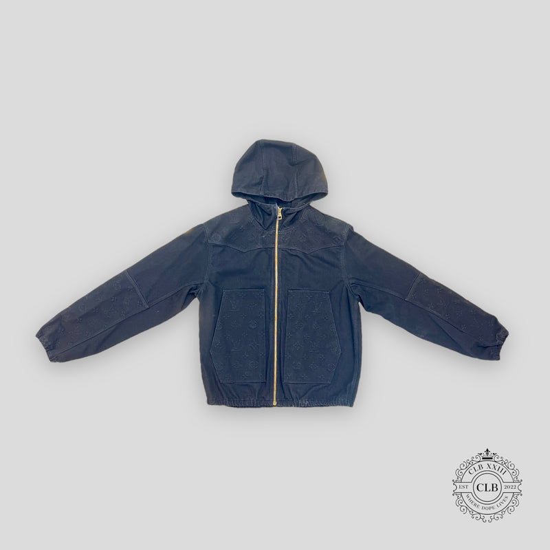Louis Vuitton Hooded Workwear Jacket in Black