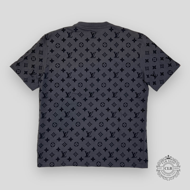 Louis Vuitton Velcro Monogram Tee in Grey