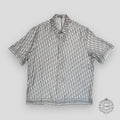 Dior Oblique Silk Button Up Shirt in Light Blue