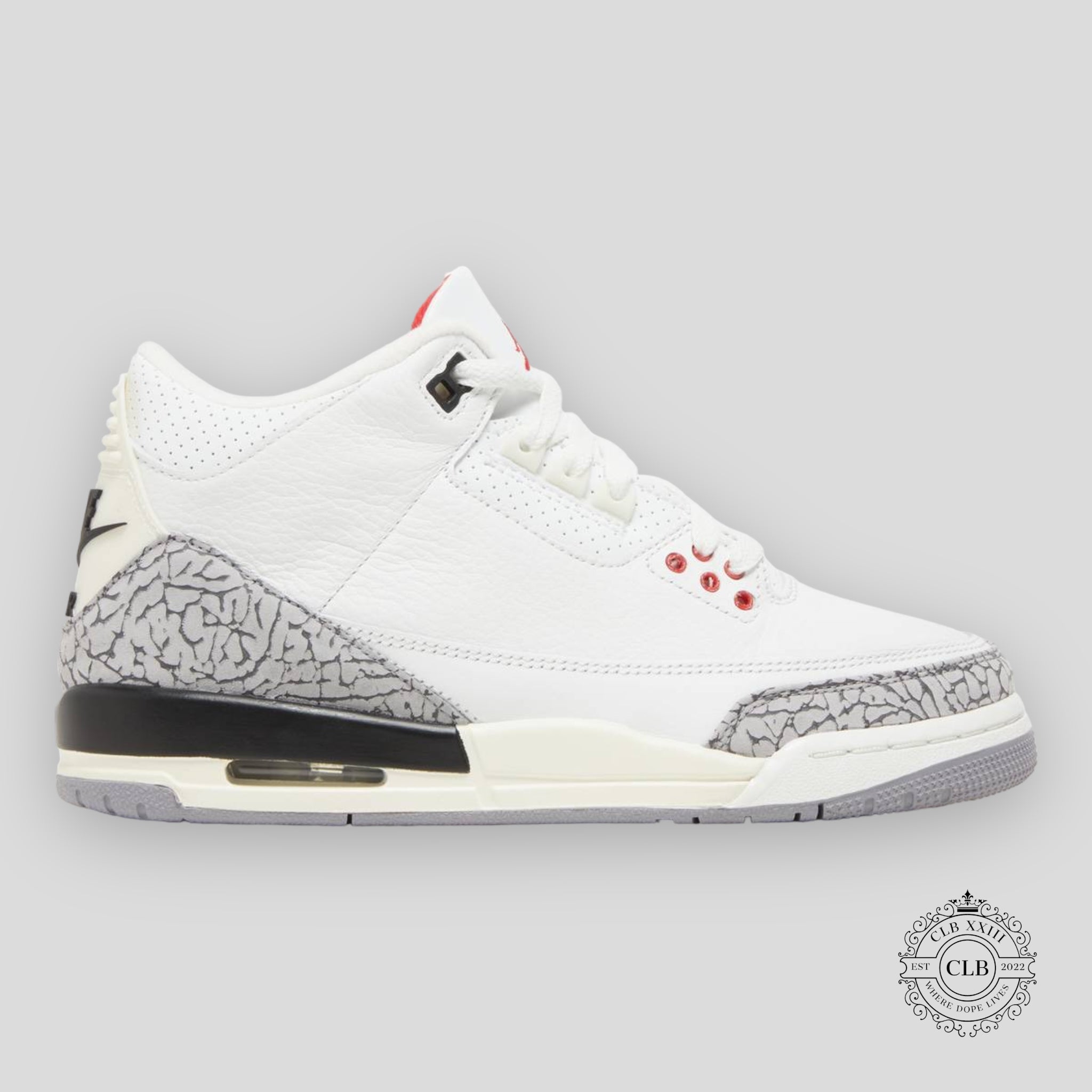AIR JORDAN 3 RETRO (GS) "WHITE CEMENT REIMAGINED"