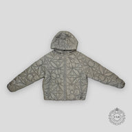 Louis Vuitton Reversible Quilted Puffer Coat in Grey