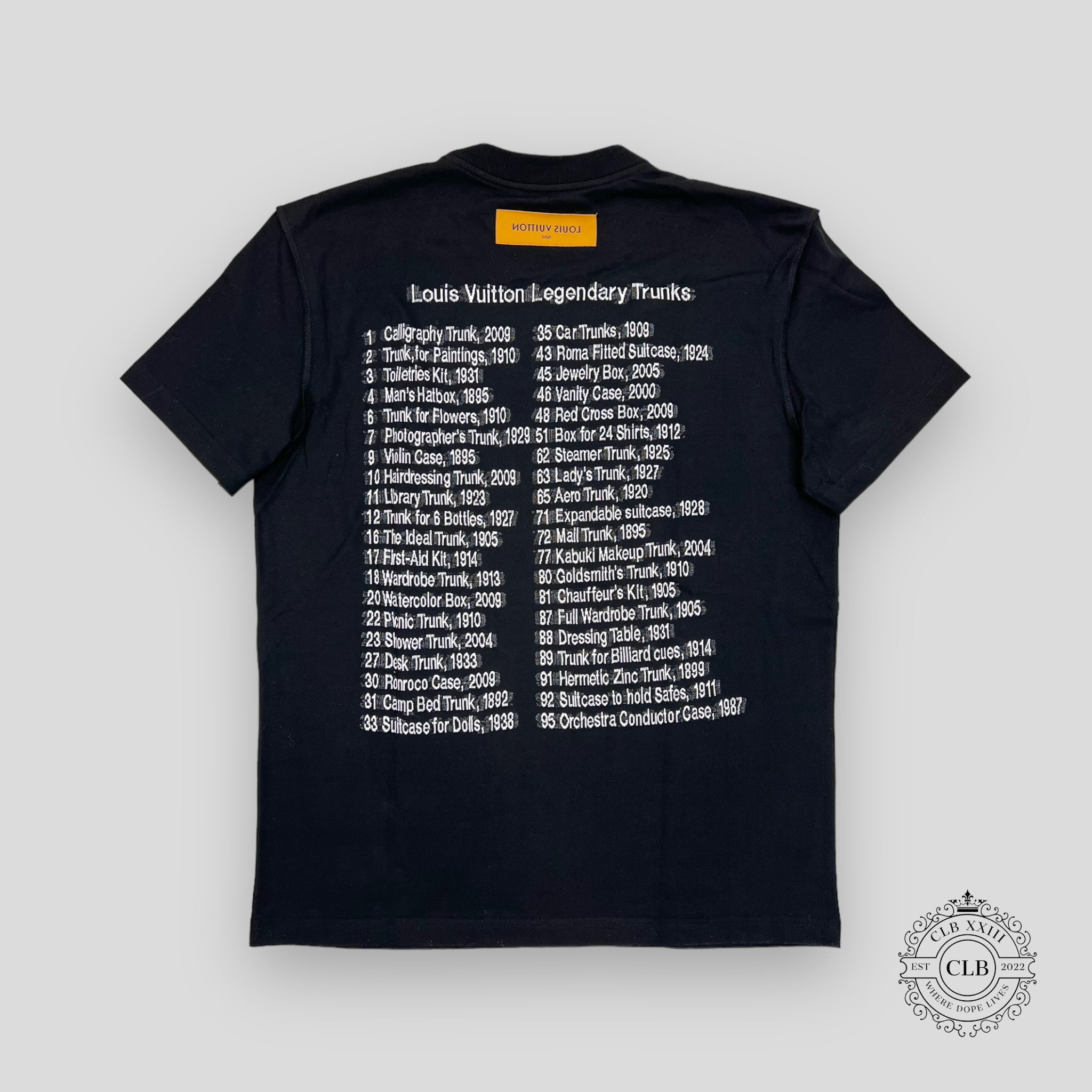 LOUIS VUITTON LEGENDARY TRUNKS TEE - BLACK