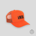 Amiri Core Logo Trucker Hat - Orange