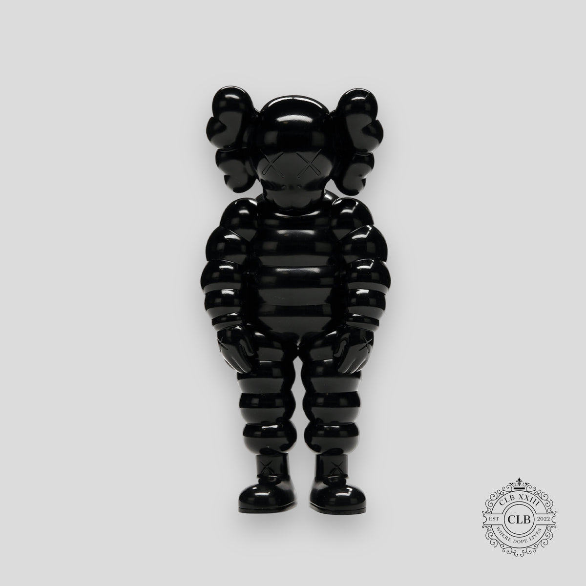 KAWS VINYL FIGURE "WHAT PARTY - BLACK"
