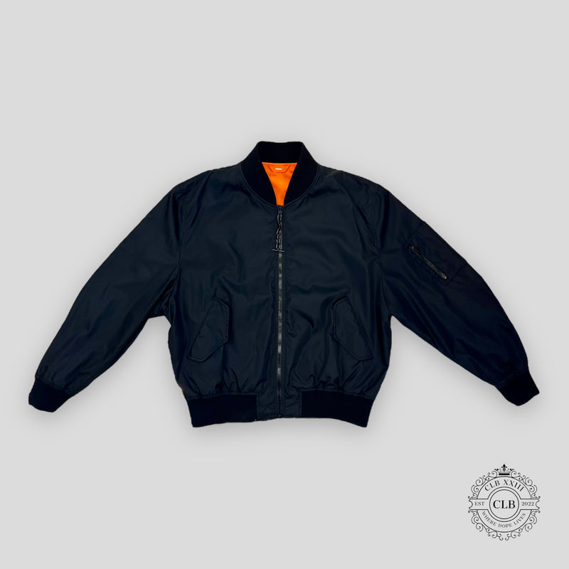 Louis Vuitton Reversible Bomber Jacket in Black / Orange