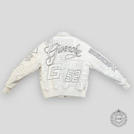 Givenchy 4G Logo Embroidered Leather - White