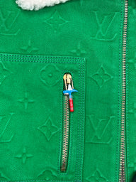 Louis Vuitton Monogram Workwear Denim Jacket in Green