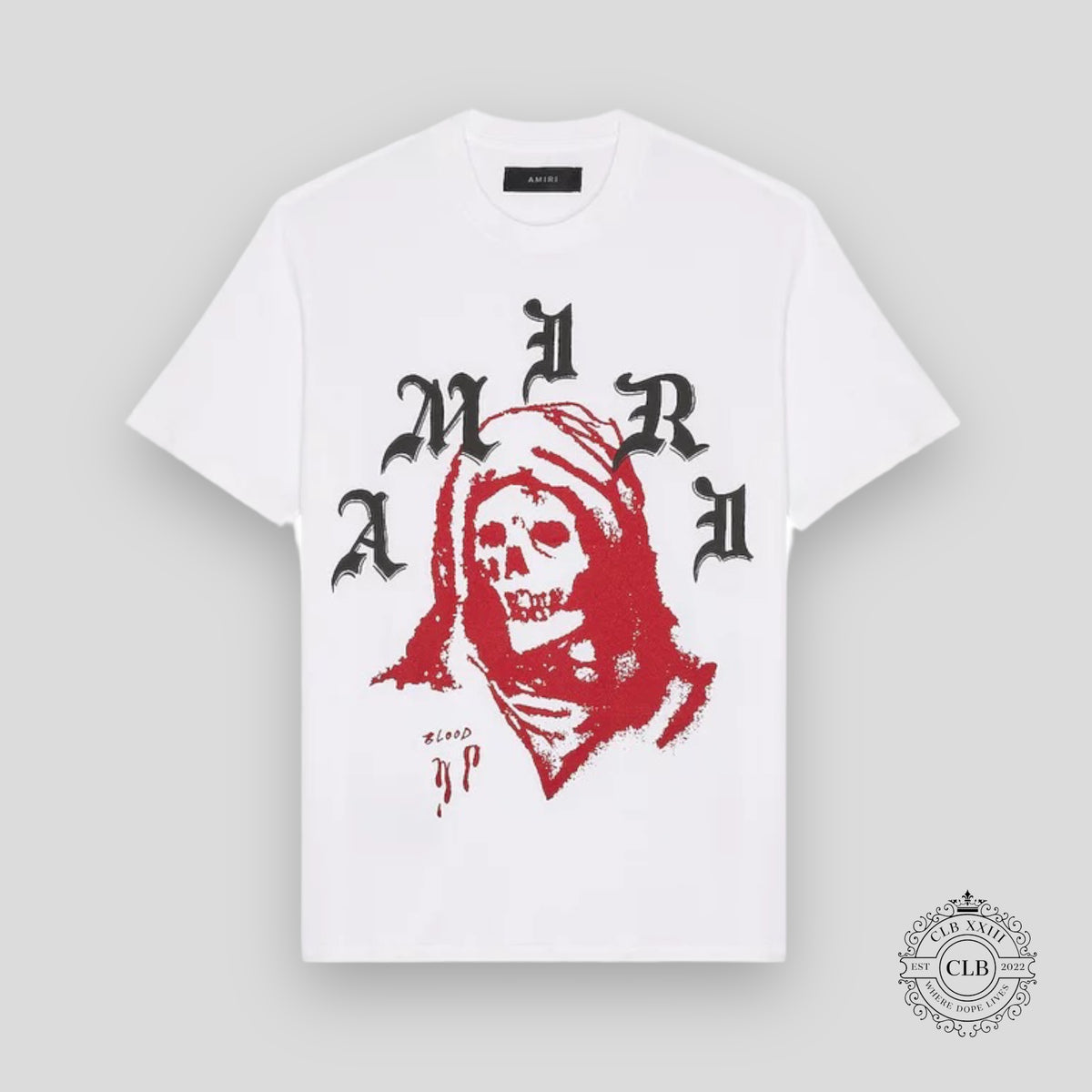 AMIRI WES LANG SOLAR KINGS TEE - WHITE