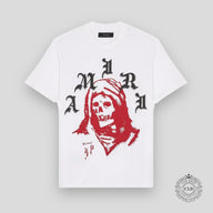 AMIRI WES LANG SOLAR KINGS TEE - WHITE