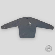 Dior Cactus Jack Oversized Embroidered Crewneck in Grey