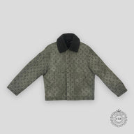Louis Vuitton Monogram Shearling Jacket in Olive