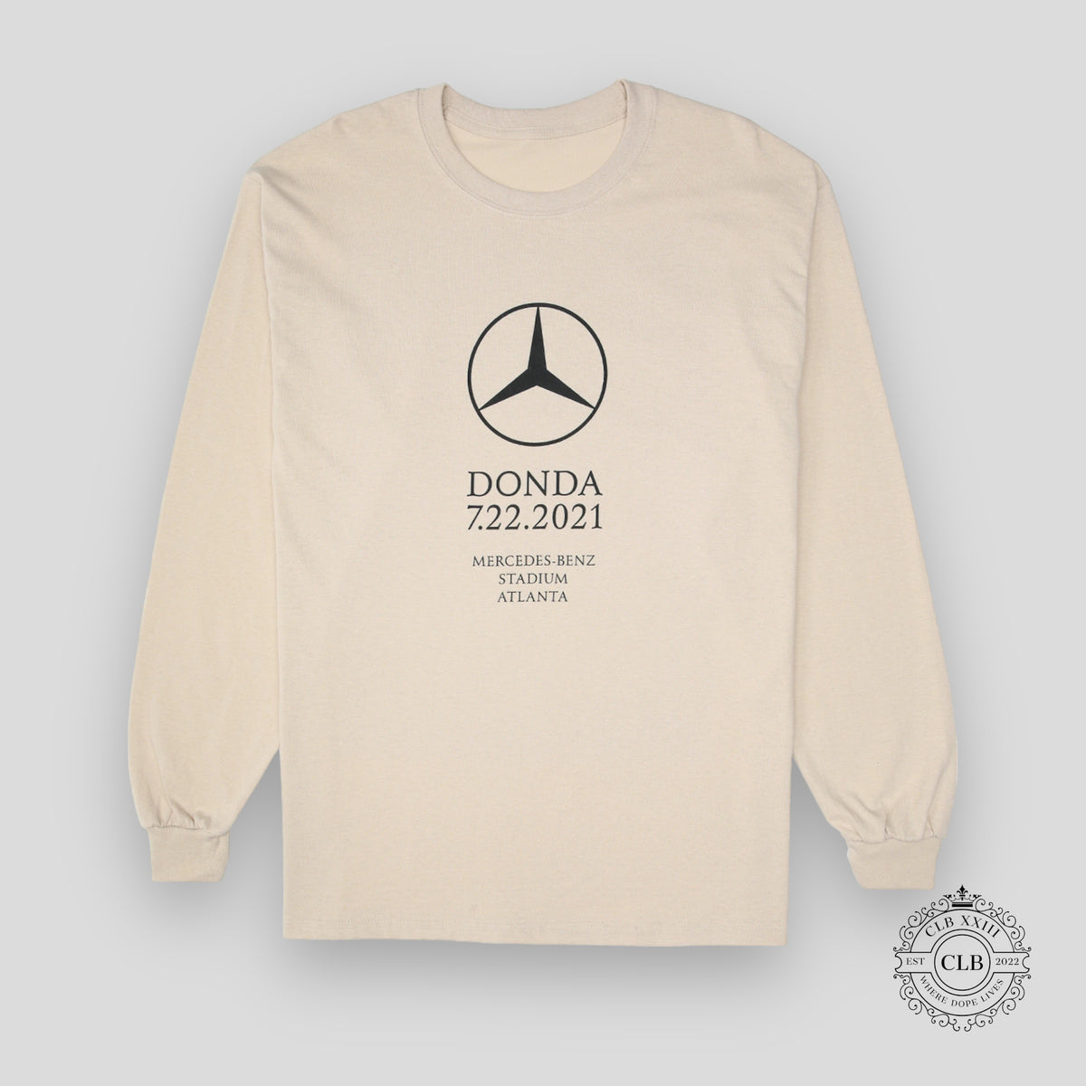 KANYE WEST DONDA LONG SLEEVE TEE - CREAM