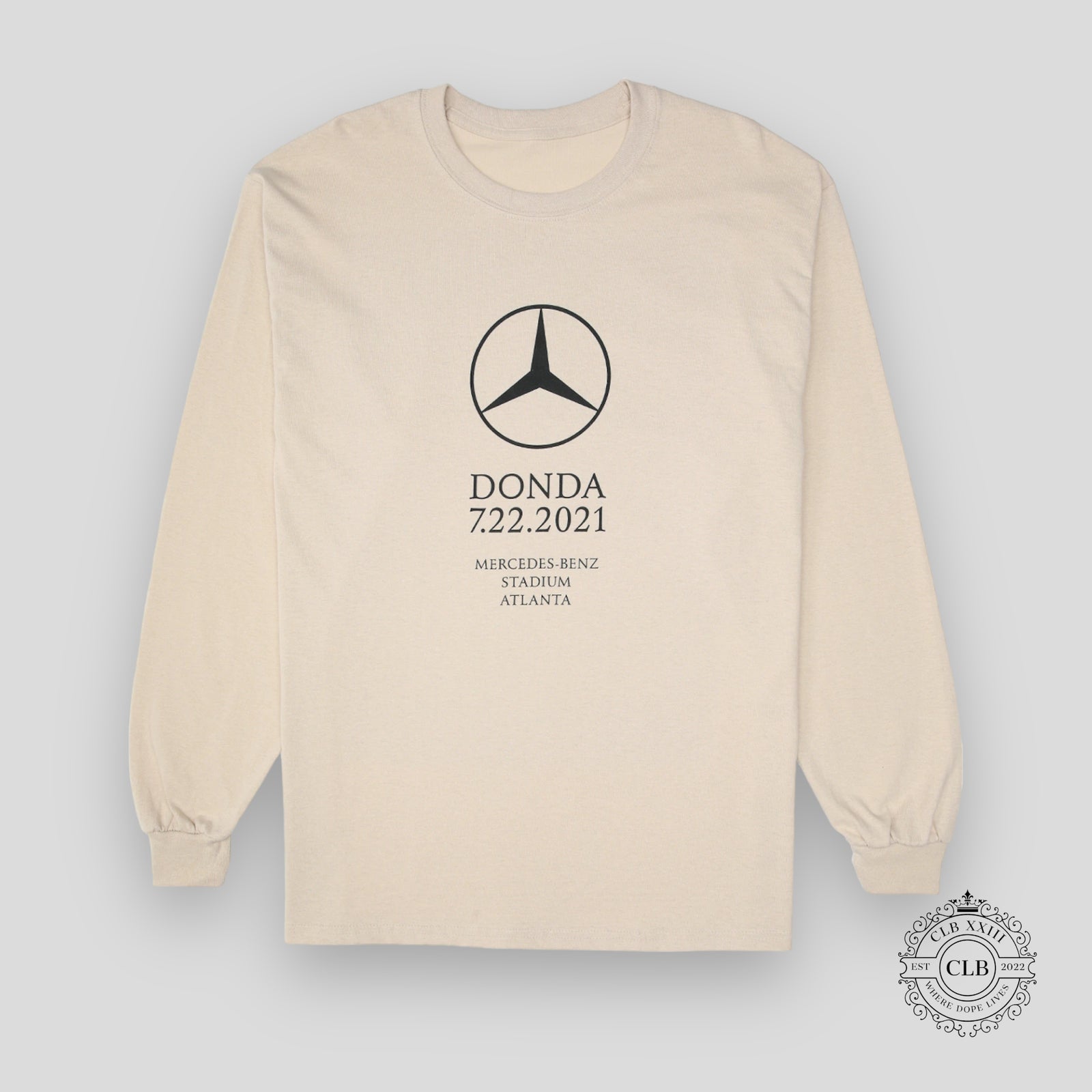 Kanye West Donda Long Sleeve Tee - Cream