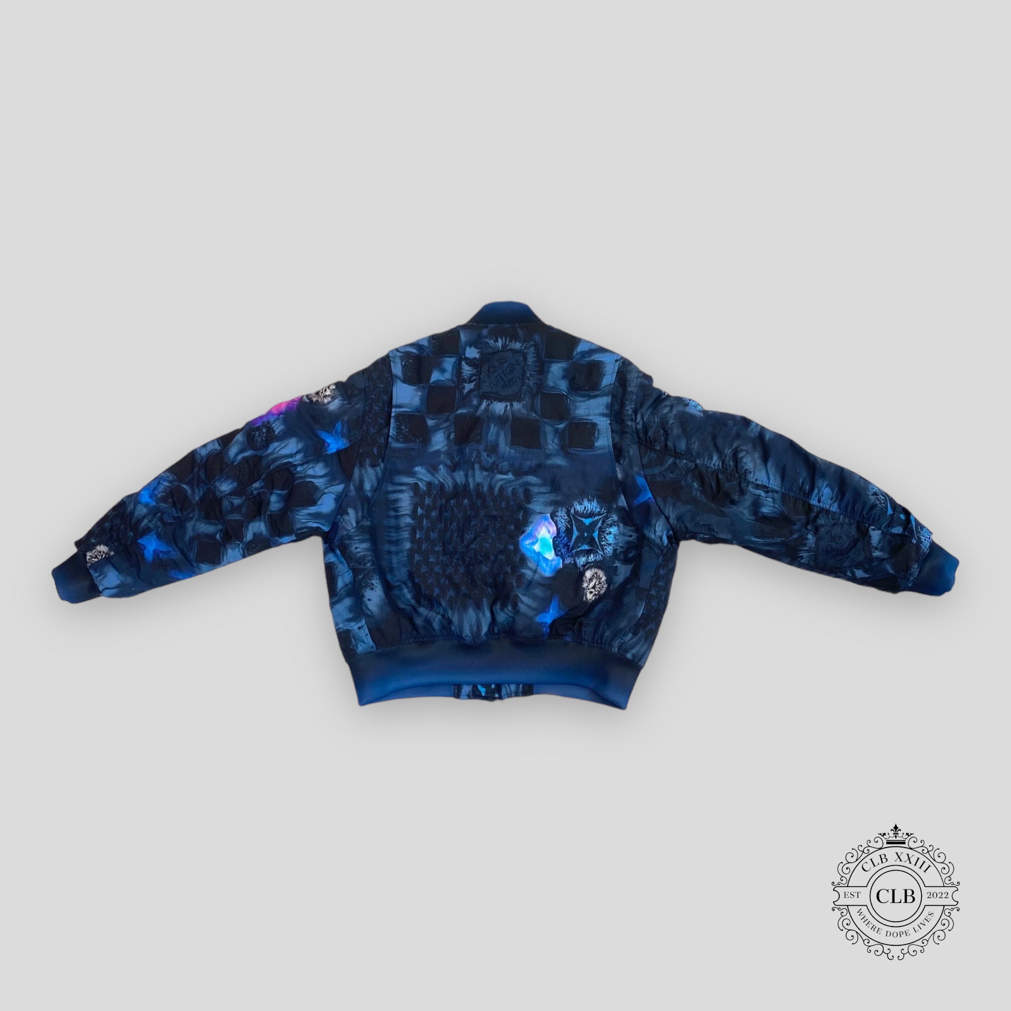 LOUIS VUITTON SALT PRINT BOMBER - BLUE