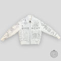 Givenchy 4G Logo Embroidered Leather - White