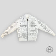 Givenchy 4G Logo Embroidered Leather - White