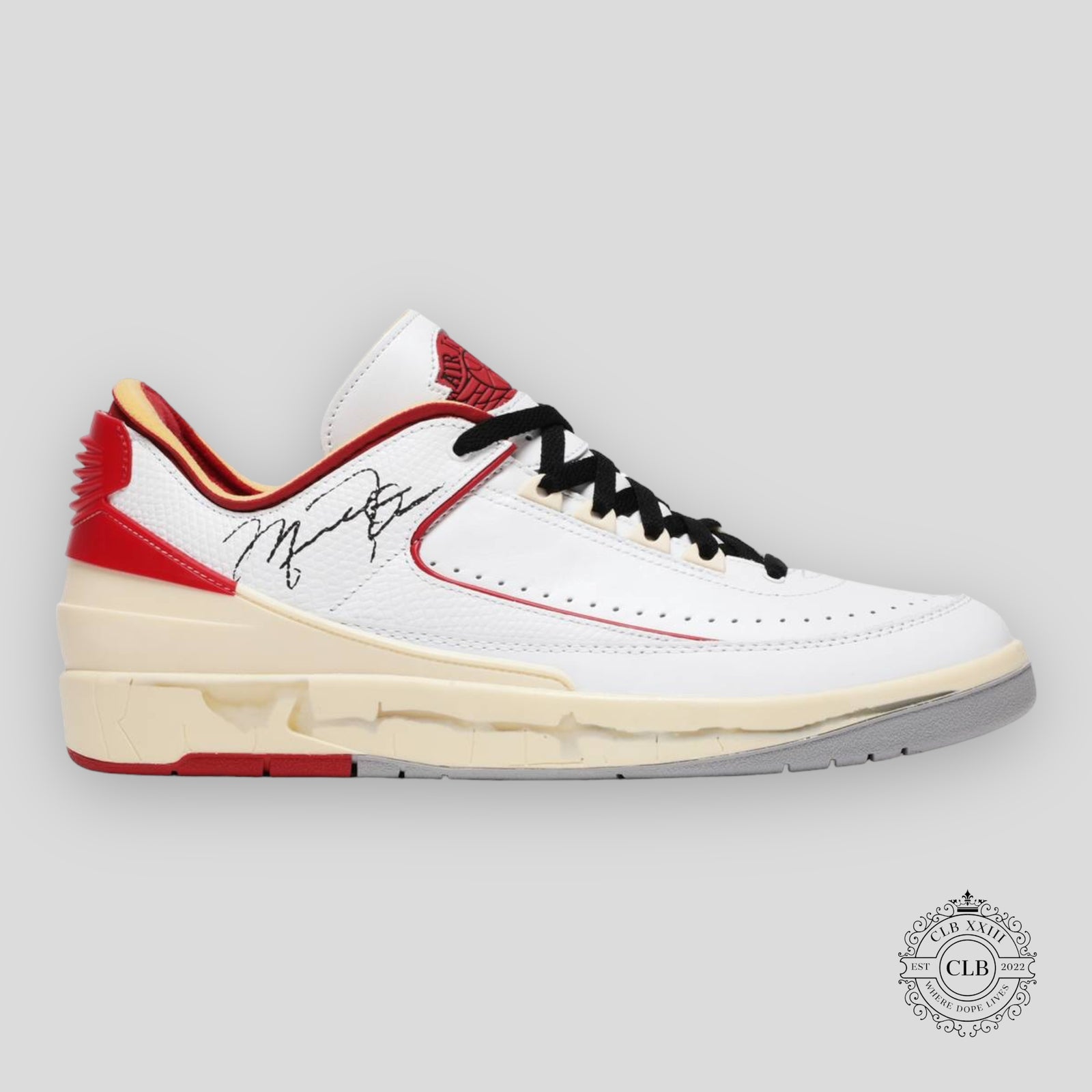 Air Jordan 2 Retro Low x Off White Varsity Red
