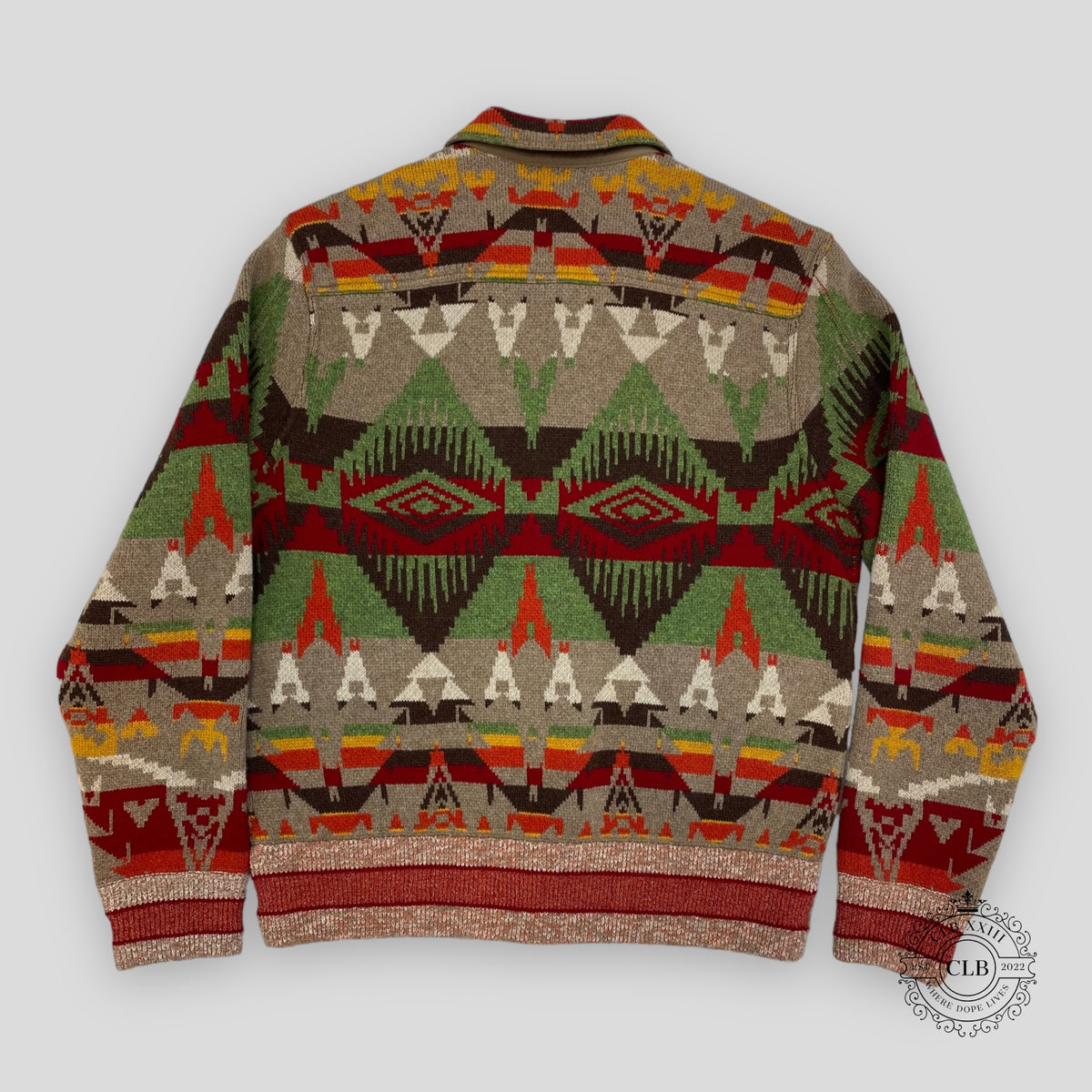 RRL SOUTHWESTERN PRINT JACKET - TAN