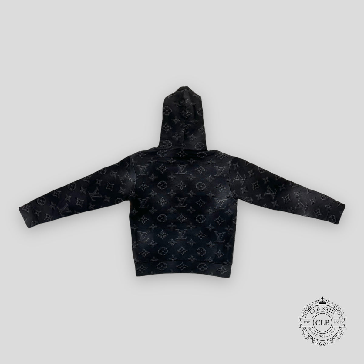 Louis Vuitton 2054 3D Monogram Hoodie in Grey