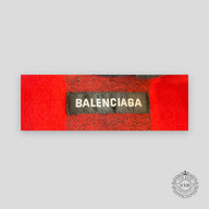 Balenciaga Button Flannel Shirt - Red/Grey