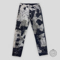 Givenchy Slim-Fit Distressed Bleached Jeans - Charcoal