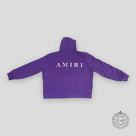 Amiri Ma Logo Hoodie in Purple
