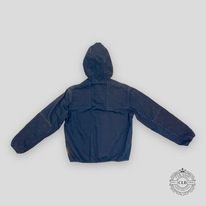 Louis Vuitton Hooded Workwear Jacket in Black
