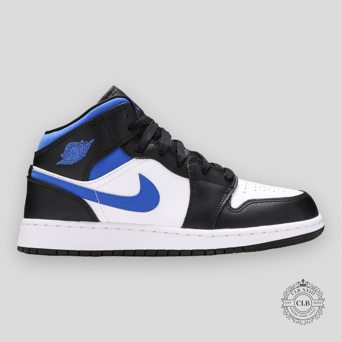 AIR JORDAN 1 MID (GS) "RACER BLUE"
