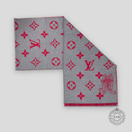 Louis Vuitton LV Rabbit Scarf - Red/Grey