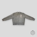 AMIRI WES LANG SOLAR KINGS CREWNECK - HEATHER GREY
