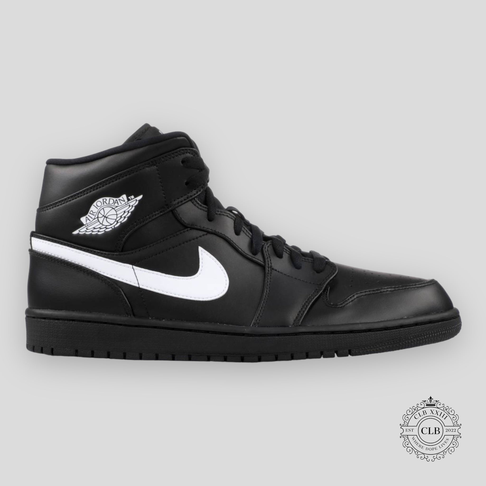 AIR JORDAN 1 MID "BLACK & WHITE"