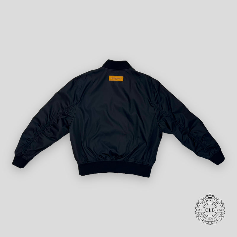 Louis Vuitton Reversible Bomber Jacket in Black / Orange