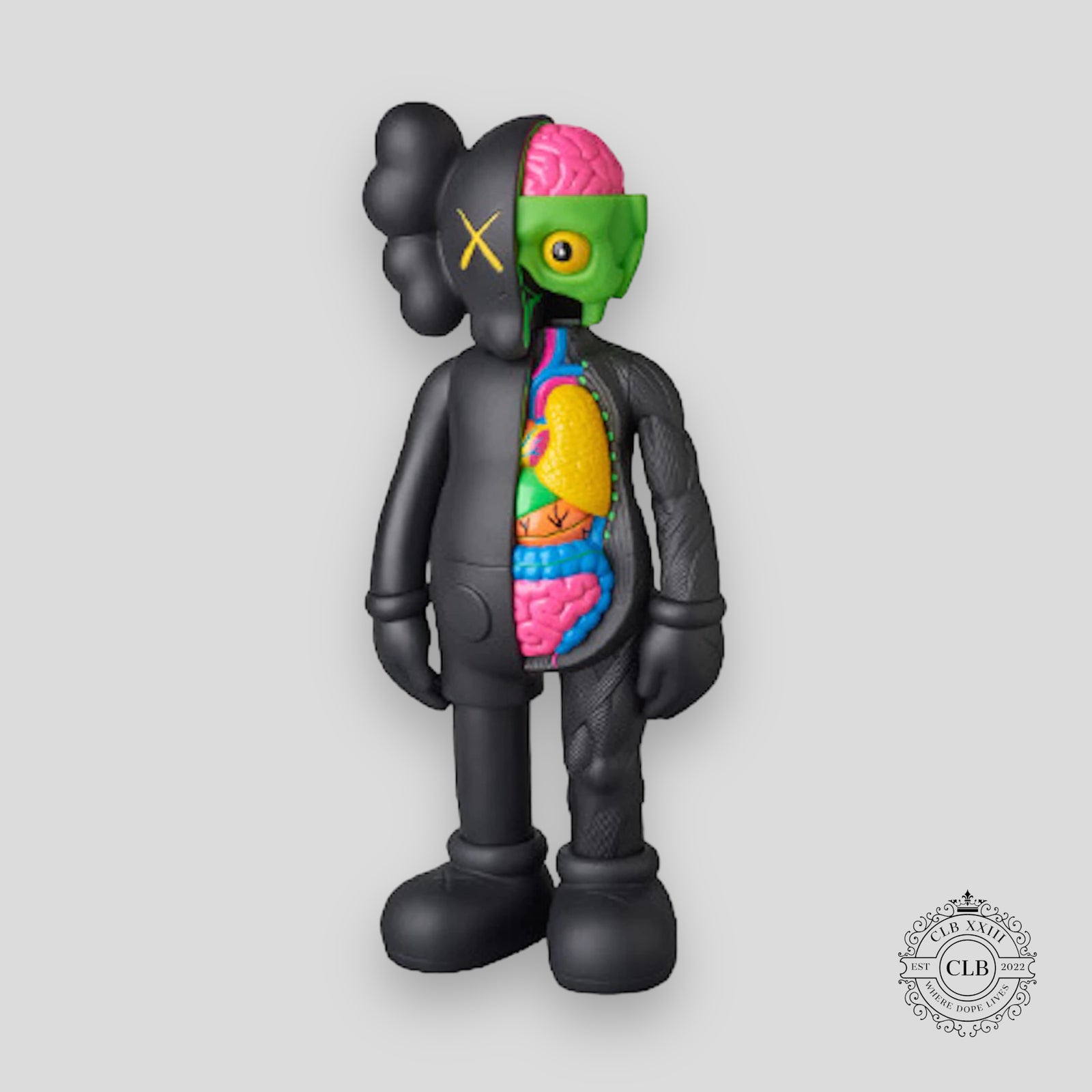 KAWS VINYL FIGURE "COMPANION FLAYED - BLACK"