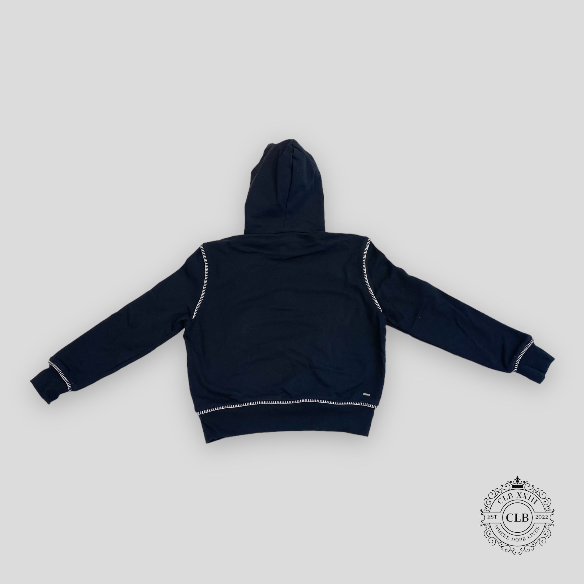 AMIRI STITCH LOGO HOODIE - BLACK