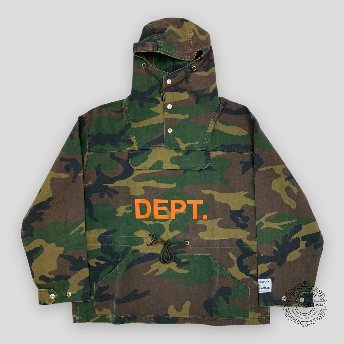 GALLERY DEPT. RILEY ANORAK JACKET - MILITARY CAMO