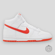 Nike Dunk High White Picante Red