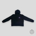 Amiri Ma Logo Hoodie in Black/Purple