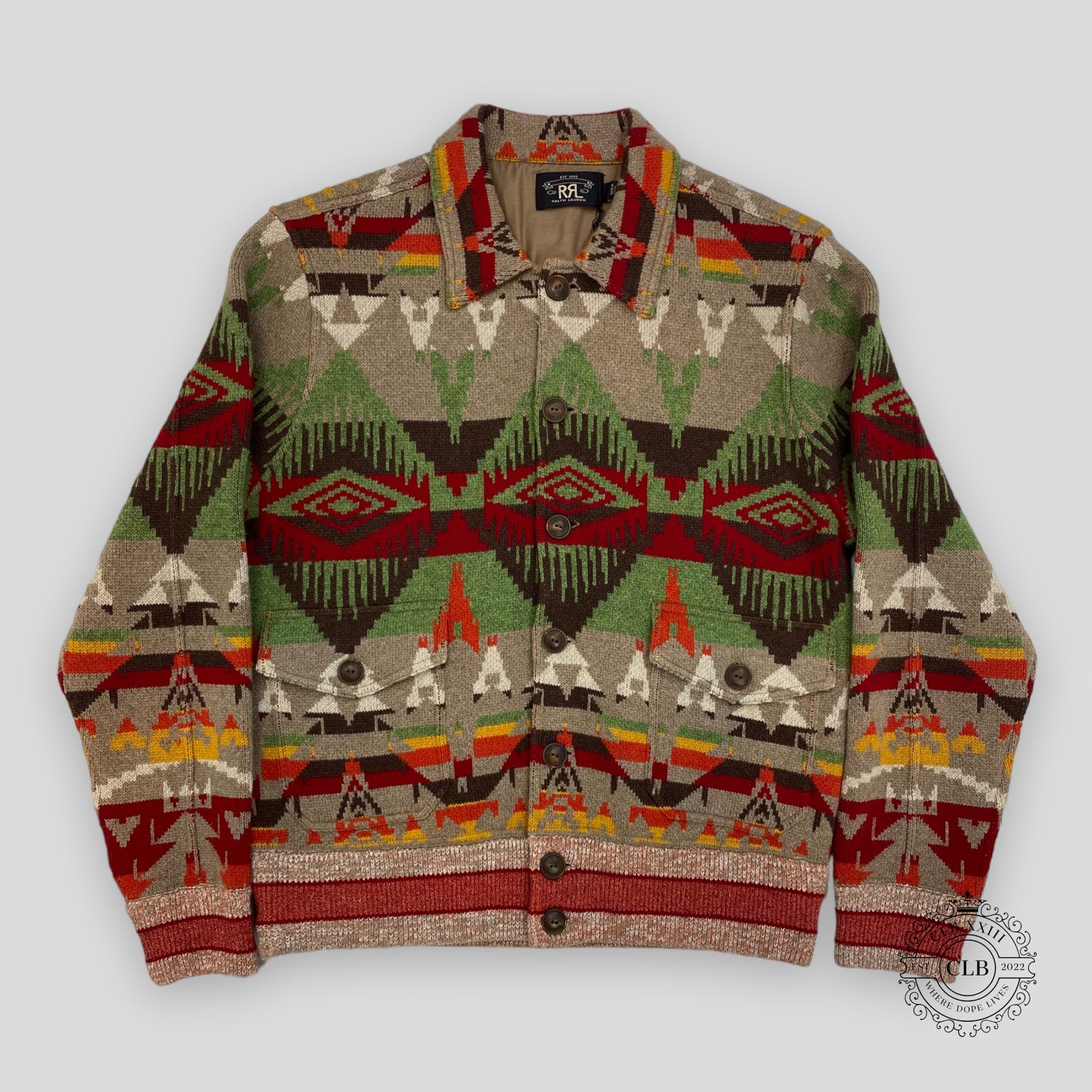 RRL Southwestern Print Jacket - Tan
