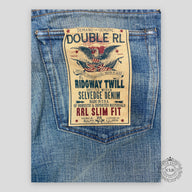 RRL Slim Fit Fall Core Jeans - Blue